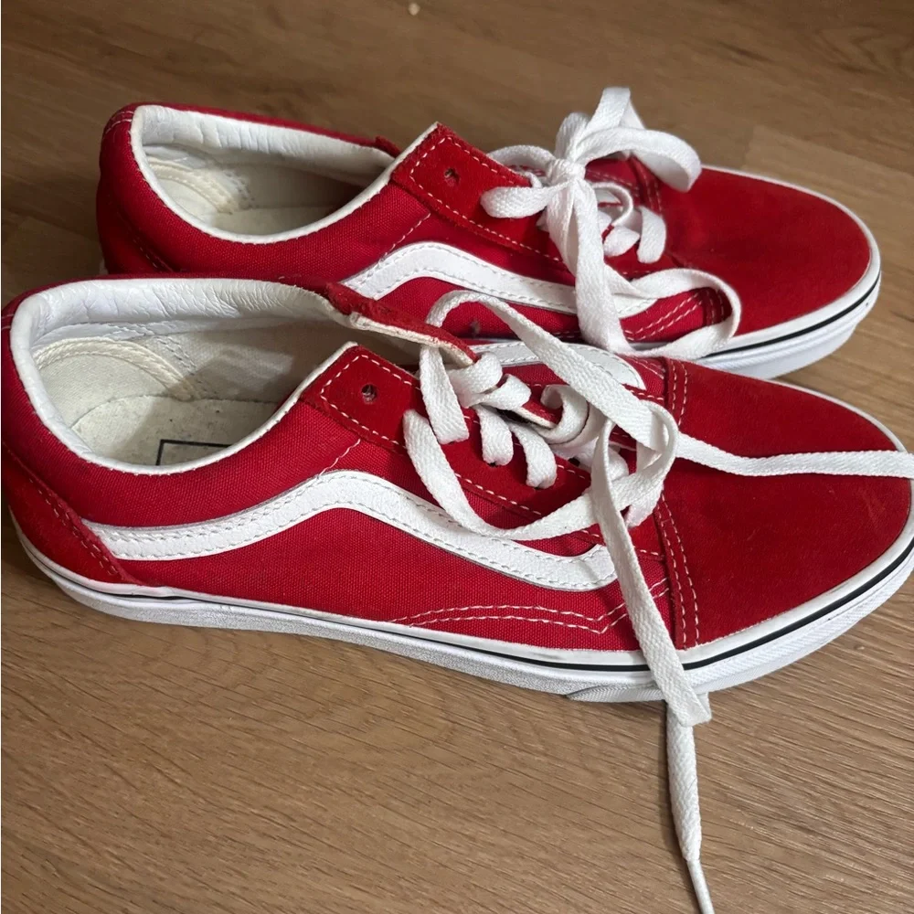 Red Classic Vans - Picture 2 of 3